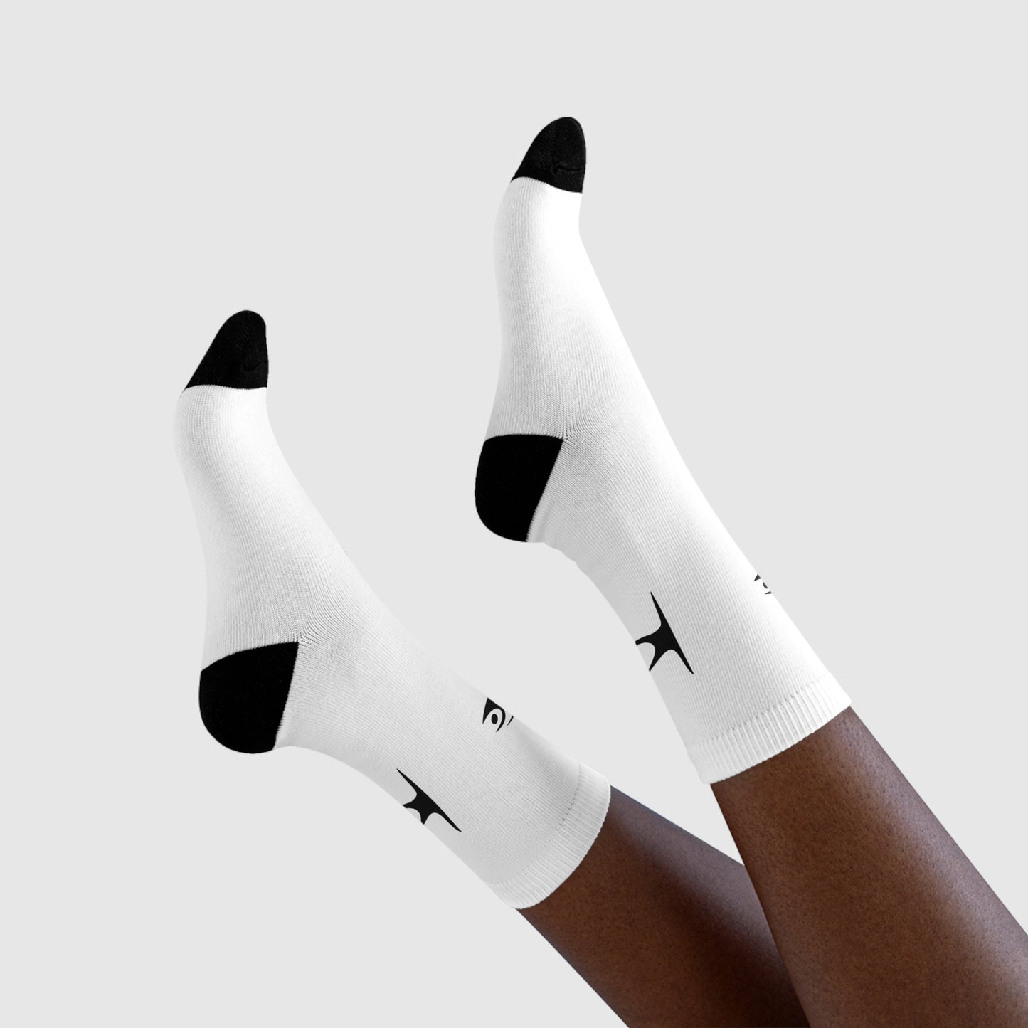 KC Studio Logo Socks White