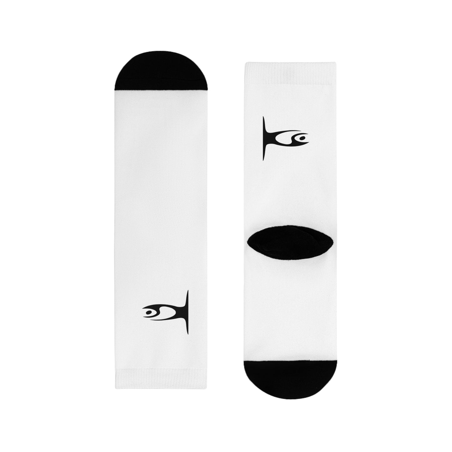 KC Studio Logo Socks White